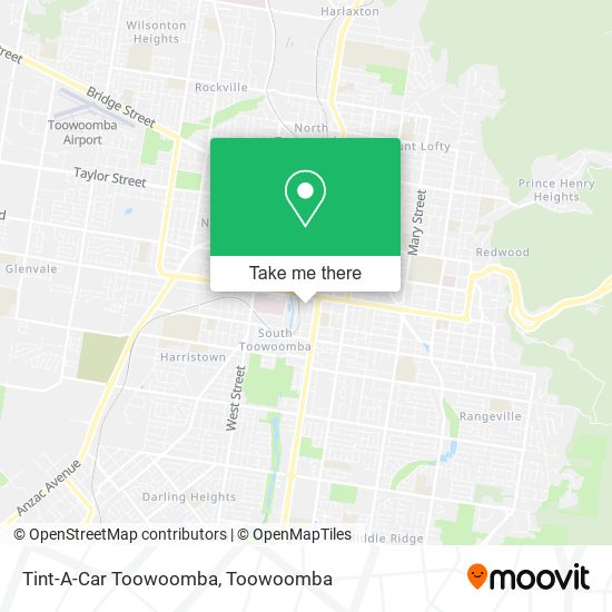Tint-A-Car Toowoomba map