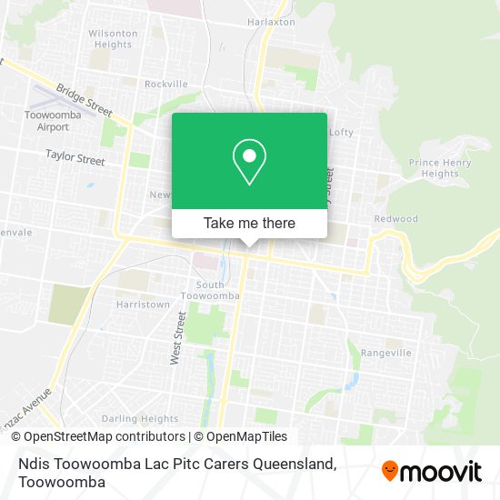 Mapa Ndis Toowoomba Lac Pitc Carers Queensland