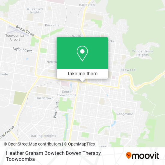 Heather Graham Bowtech Bowen Therapy map