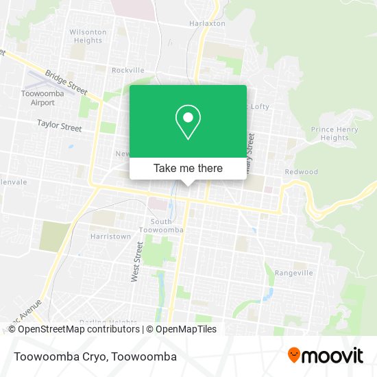 Toowoomba Cryo map