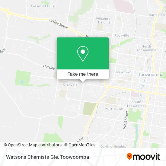 Mapa Watsons Chemists Gle