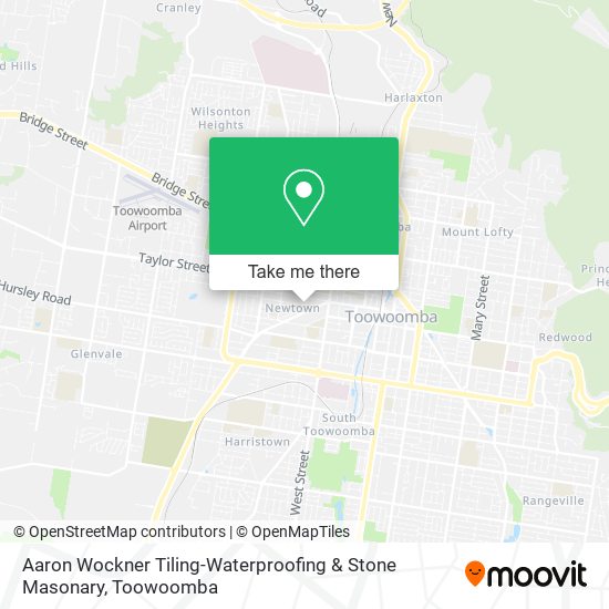 Mapa Aaron Wockner Tiling-Waterproofing & Stone Masonary