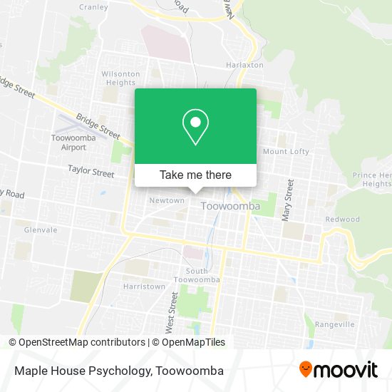 Mapa Maple House Psychology
