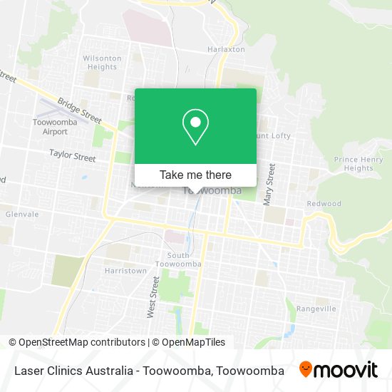 Laser Clinics Australia - Toowoomba map