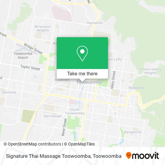 Signature Thai Massage Toowoomba map