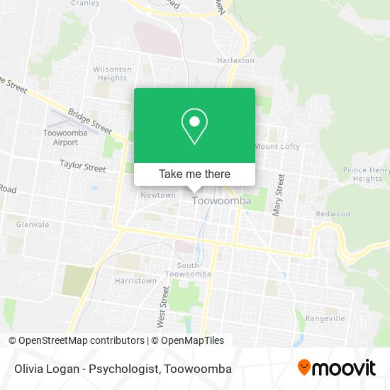 Olivia Logan - Psychologist map