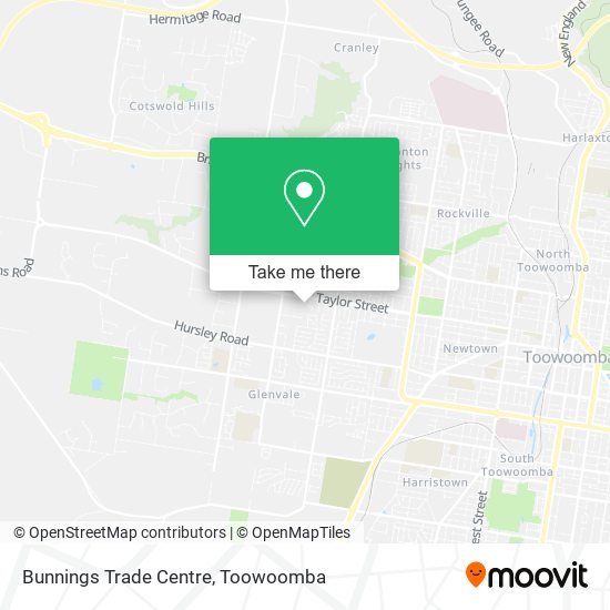 Bunnings Trade Centre map