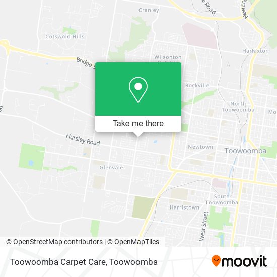 Toowoomba Carpet Care map