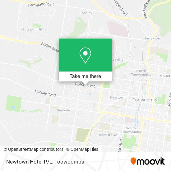 Mapa Newtown Hotel P/L