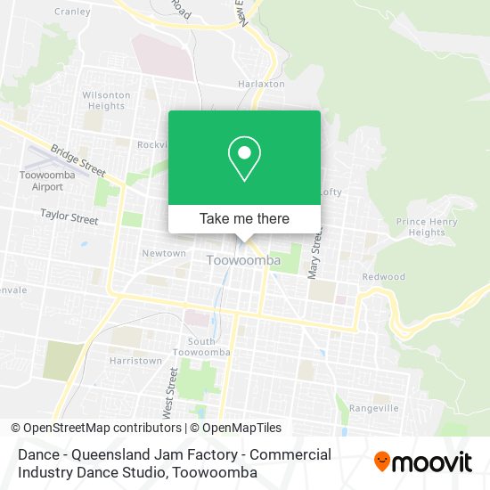 Dance - Queensland Jam Factory - Commercial Industry Dance Studio map