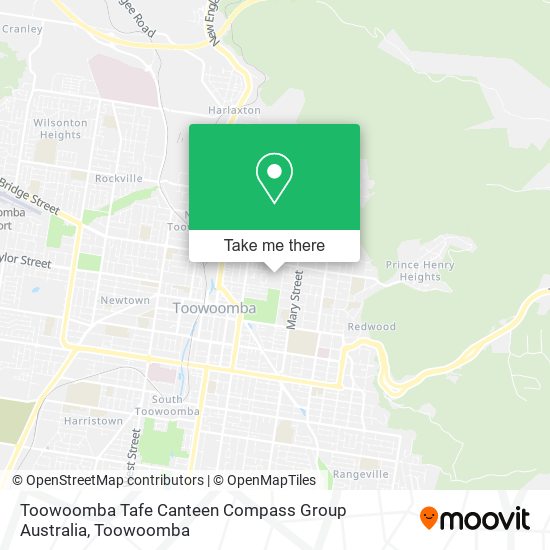 Toowoomba Tafe Canteen Compass Group Australia map