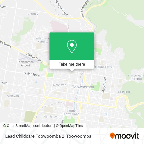 Mapa Lead Childcare Toowoomba 2