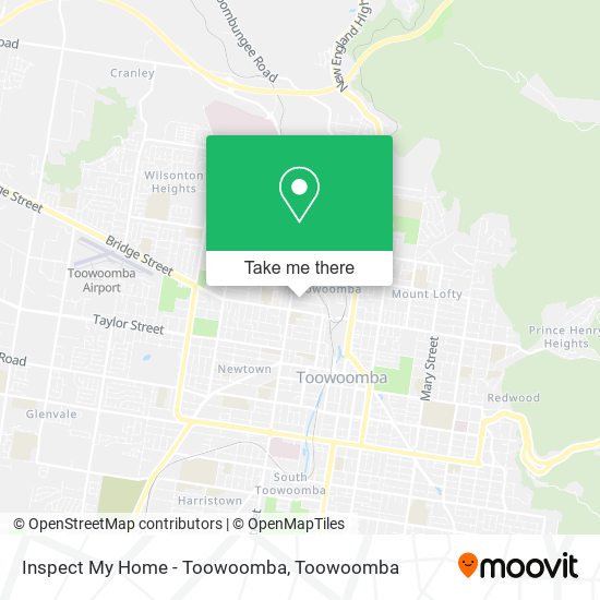 Inspect My Home - Toowoomba map