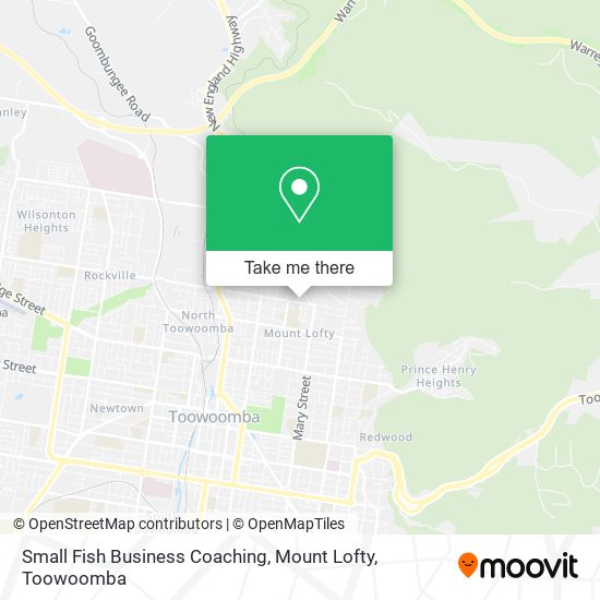 Small Fish Business Coaching, Mount Lofty map