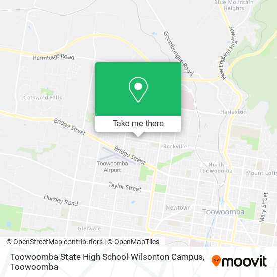 Toowoomba State High School-Wilsonton Campus map