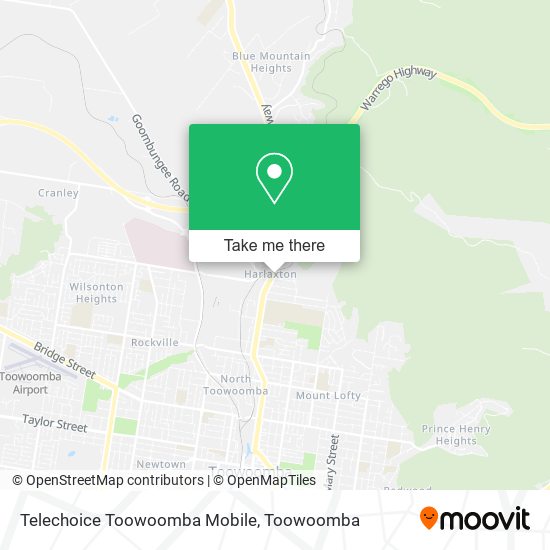 Telechoice Toowoomba Mobile map