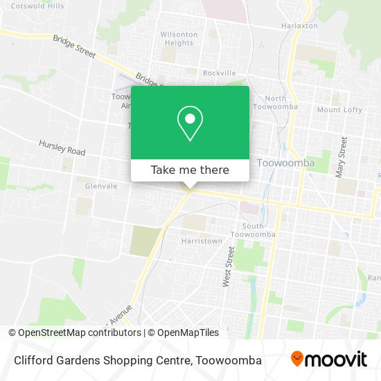 Clifford Gardens Shopping Centre map