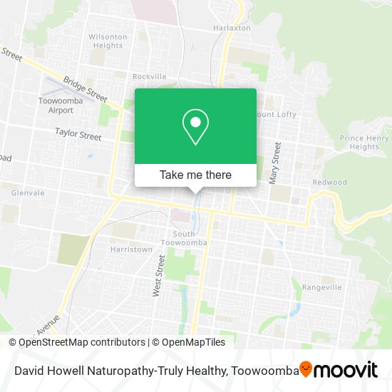 Mapa David Howell Naturopathy-Truly Healthy