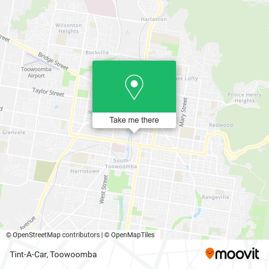 Tint-A-Car map