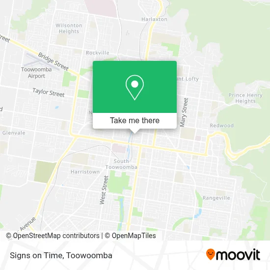 Mapa Signs on Time