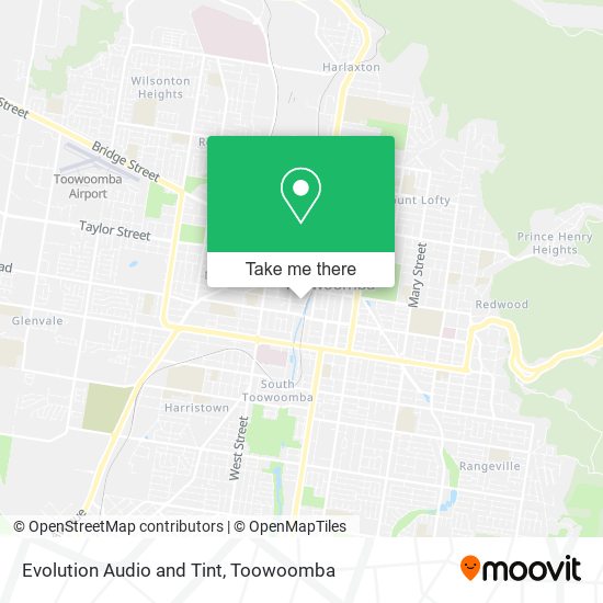 Evolution Audio and Tint map