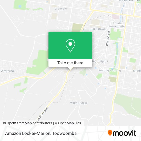 Mapa Amazon Locker-Marion