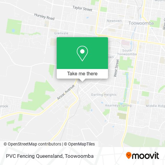 Mapa PVC Fencing Queensland