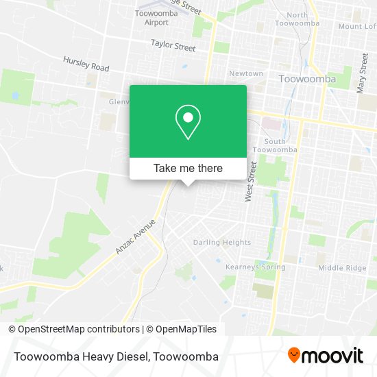 Toowoomba Heavy Diesel map