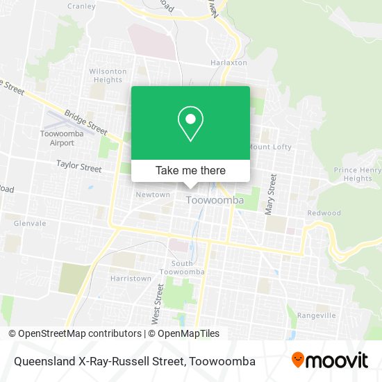 Queensland X-Ray-Russell Street map