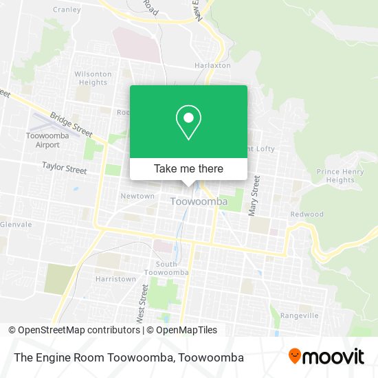 The Engine Room Toowoomba map