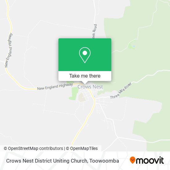 Crows Nest District Uniting Church map