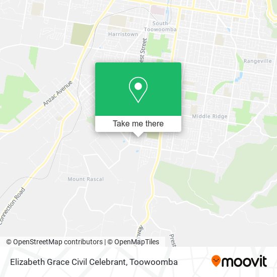 Mapa Elizabeth Grace Civil Celebrant