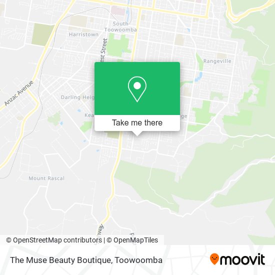 The Muse Beauty Boutique map