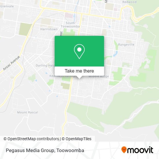 Pegasus Media Group map