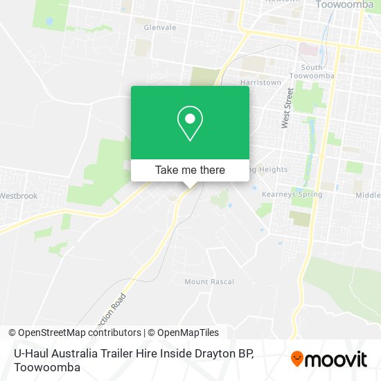 Mapa U-Haul Australia Trailer Hire Inside Drayton BP