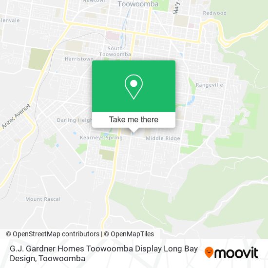 G.J. Gardner Homes Toowoomba Display Long Bay Design map