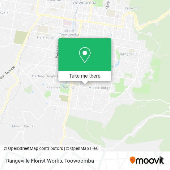 Rangeville Florist Works map