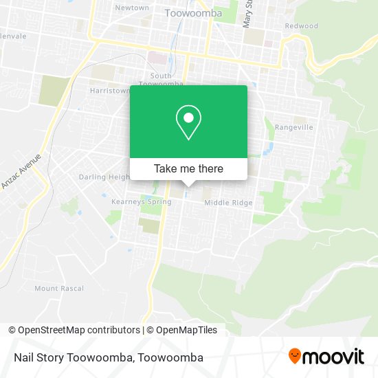 Nail Story Toowoomba map