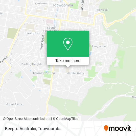 Mapa Beepro Australia