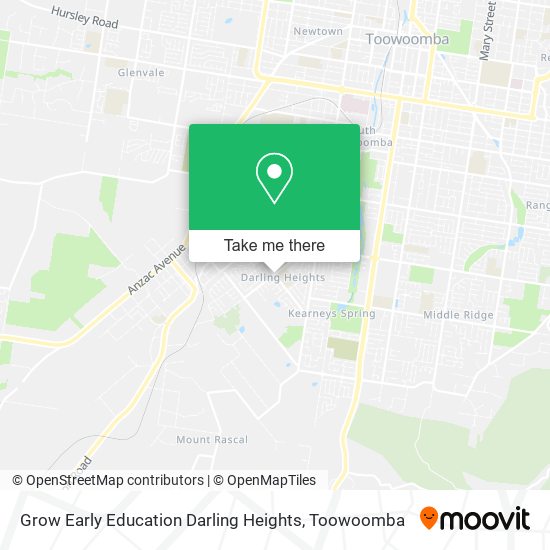 Mapa Grow Early Education Darling Heights