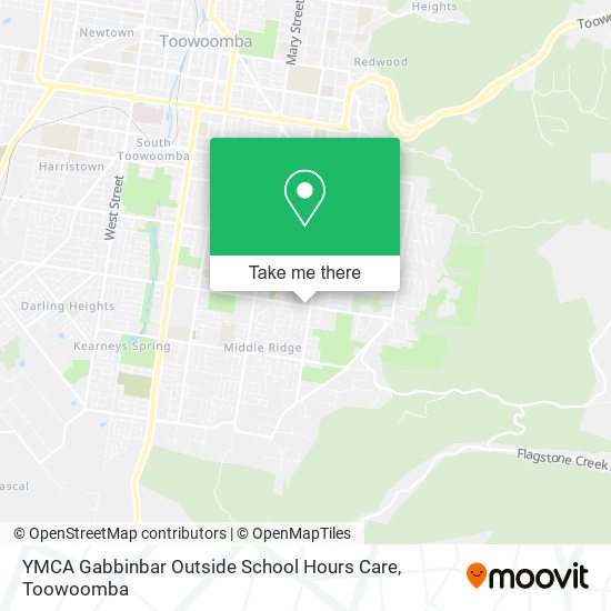 Mapa YMCA Gabbinbar Outside School Hours Care