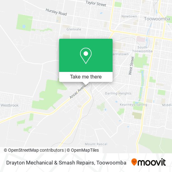 Mapa Drayton Mechanical & Smash Repairs