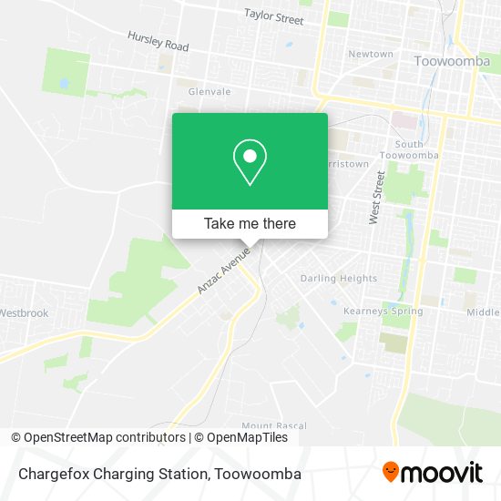 Mapa Chargefox Charging Station