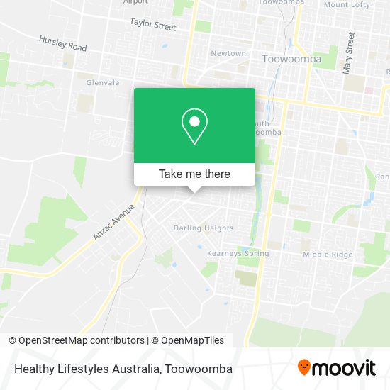 Healthy Lifestyles Australia map