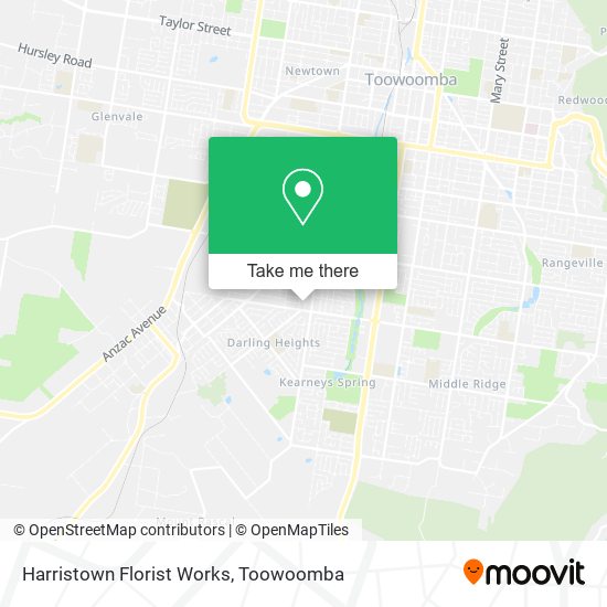 Harristown Florist Works map