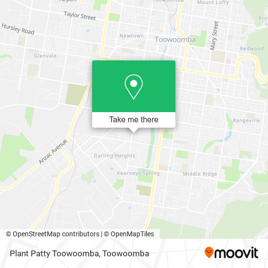 Plant Patty Toowoomba map