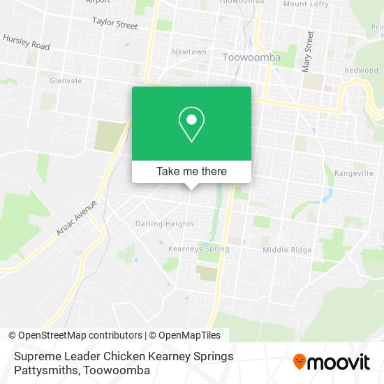 Supreme Leader Chicken Kearney Springs Pattysmiths map