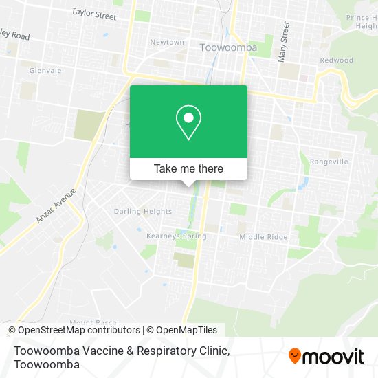 Toowoomba Vaccine & Respiratory Clinic map