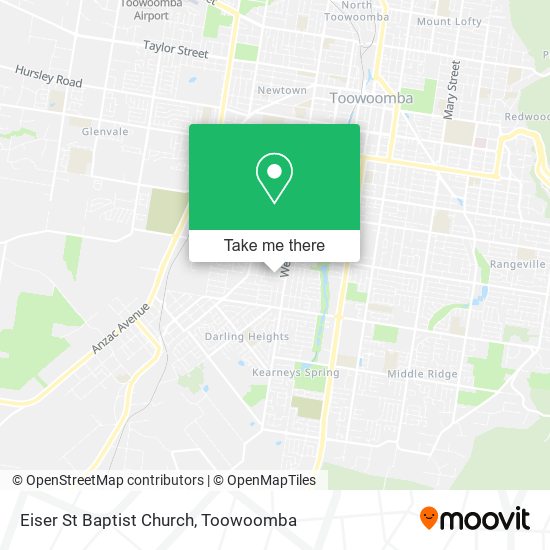 Mapa Eiser St Baptist Church