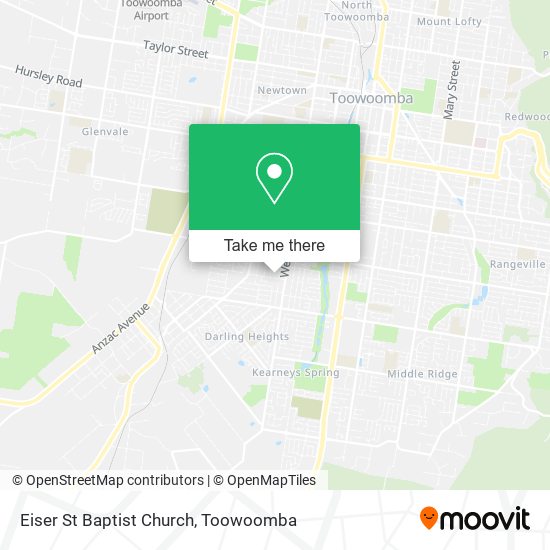 Eiser St Baptist Church map